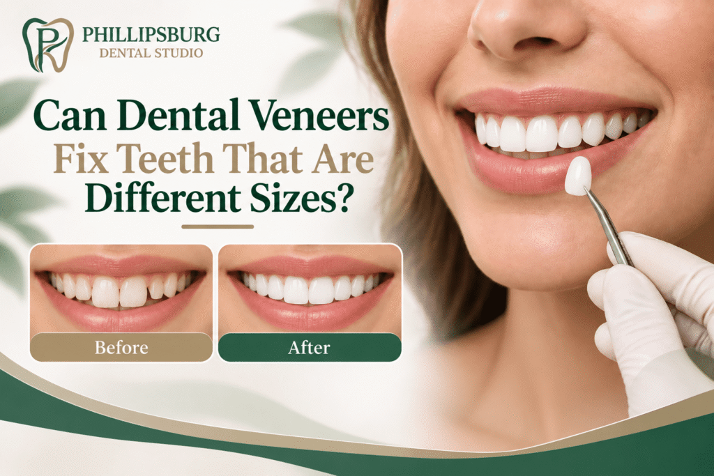 Can Dental Veneers Fix Teeth That Are Different Sizes?