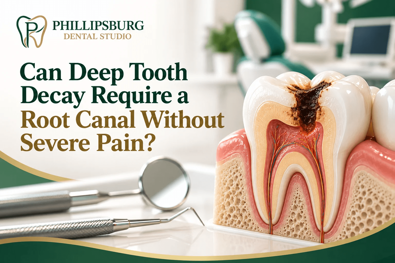 Deep Tooth Decay Root Canal Without Severe Pain